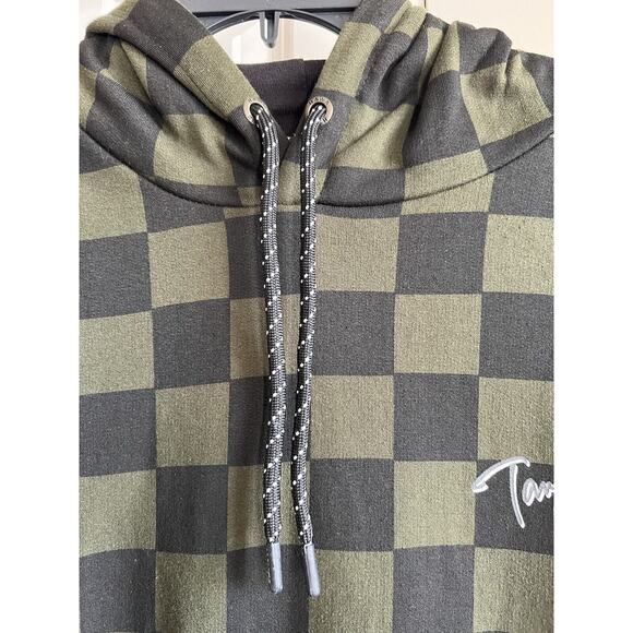 Tony Hawk Checkered Green/Black Hoodie Mens XL - Picture 2 of 12